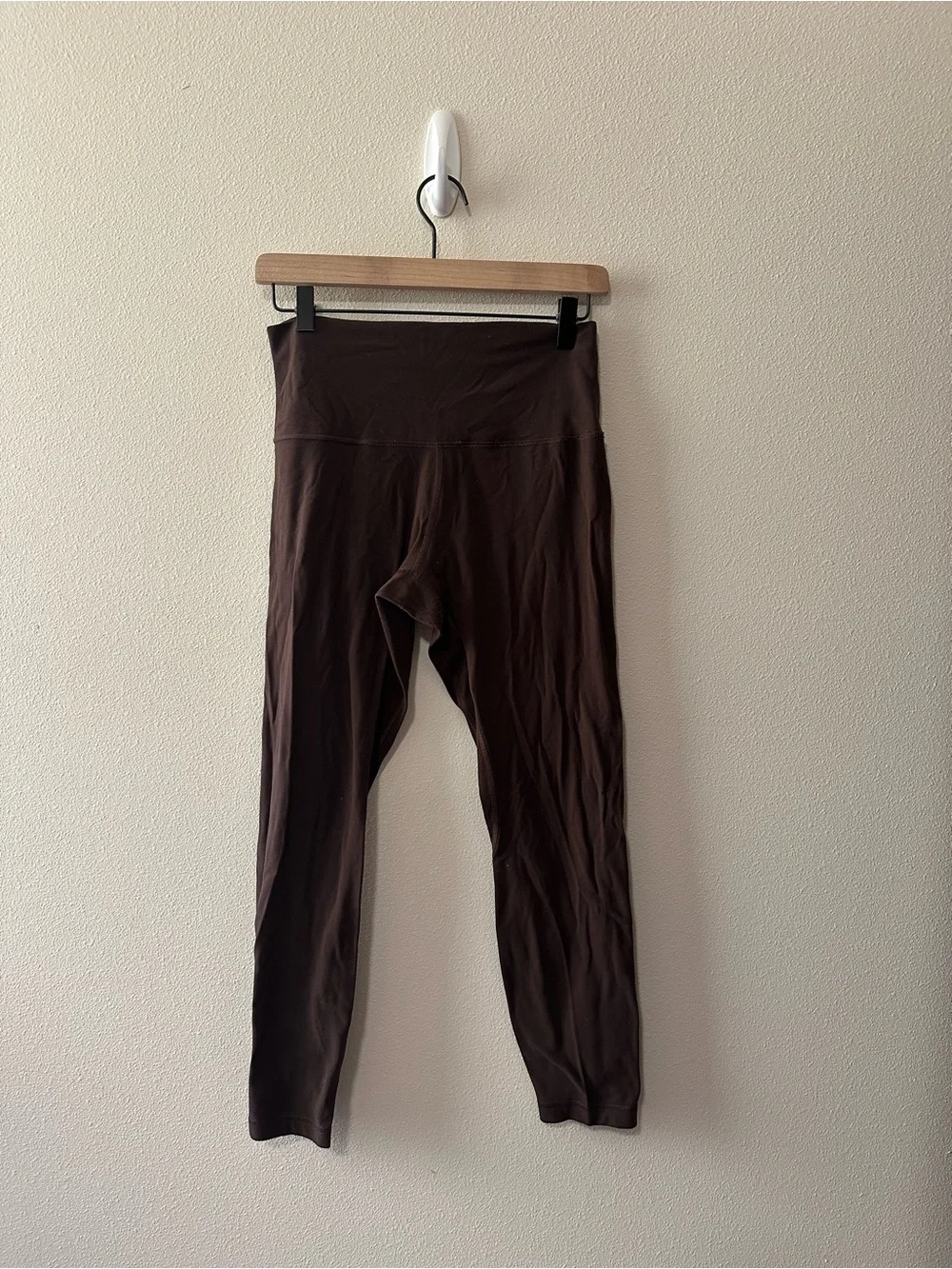 Lululemon align pant 25” leggings espresso brown W5CTAS fair condition size 8